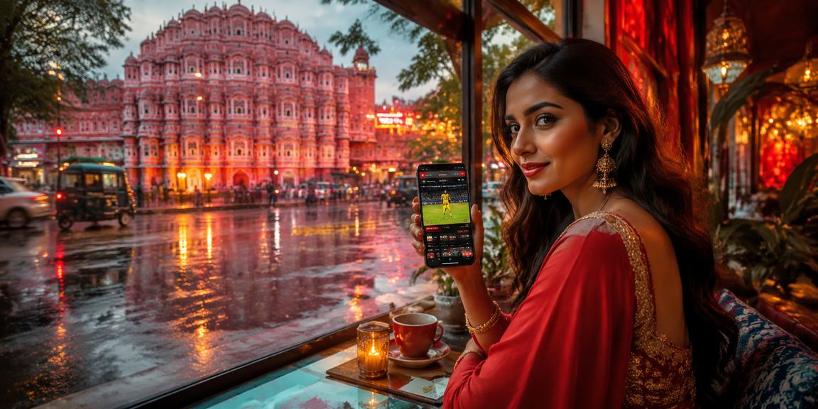 Cricket betting and entertainment in Jaipur near Hawa Mahal